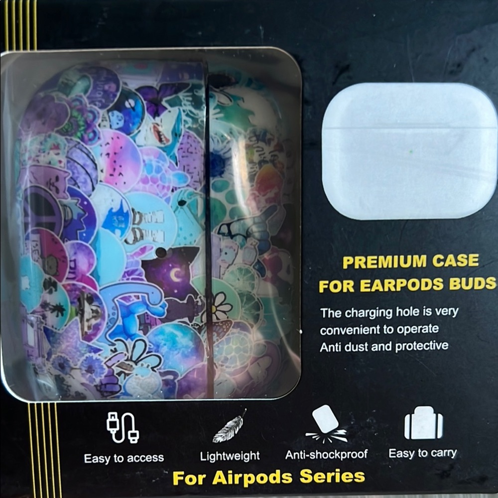 Colorful Earbuds Case for AirPods